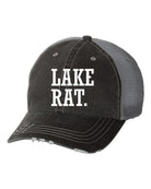 Lake Rat Embroidered Trucker Hat Ocean and 7th