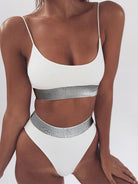 Scoop Neck Spaghetti Strap Two-Piece Swim Set Trendsi