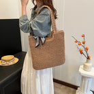 Straw Woven Tote Bag Trendsi