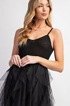 LOVELY TULLE MIDI CROCHET DRESS Sweet Generis