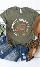 My Favorite Color is Fall PLUS Graphic Tee Kissed Apparel
