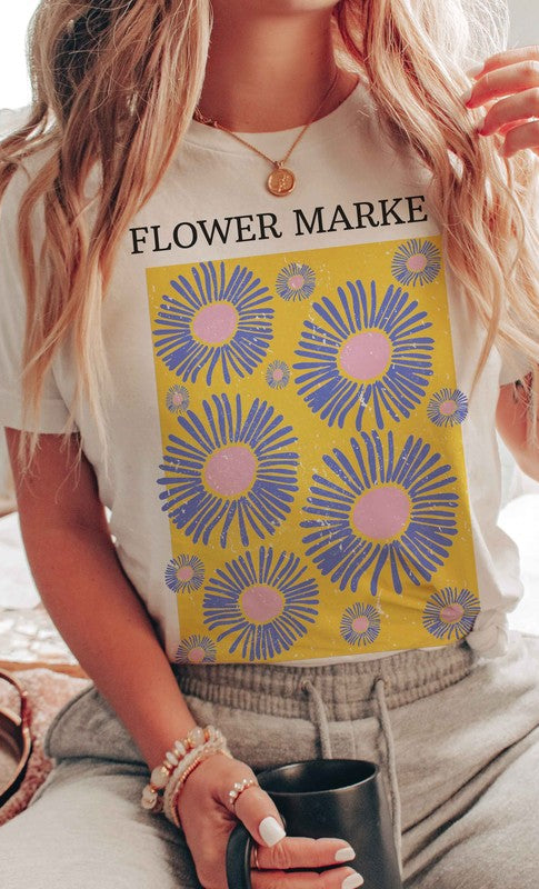 FLOWER MARKET AMSTERDAM Graphic T-Shirt BLUME AND CO.
