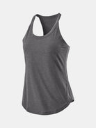 Scoop Neck Active Tank Trendsi