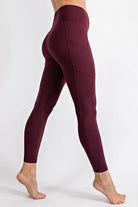 Plus Size Seamless Full Length Leggings Rae Mode