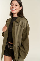 FAUX FUR AND SUEDE JACKET JJO5028 Jade By Jane