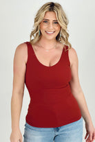 11 Colors - FawnFit Medium Length Lift Tank 2.0 with Built-in Bra Kiwidrop