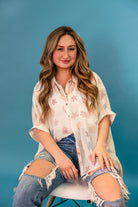 Sheena Sheer Button Down Bliss Dropship