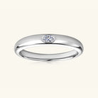 925 Sterling Silver Inlaid Moissanite Ring Trendsi