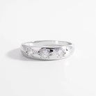 925 Sterling Silver Inlaid Zircon Ring Trendsi