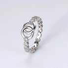 925 Sterling Silver Zircon Ring Trendsi