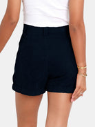 Full Size High Waist Shorts with Pockets Trendsi