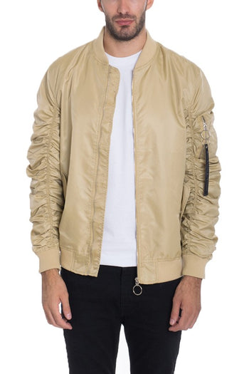 Weiv Men's Casual MA-1 Flight Lined Bomber Jacket WEIV