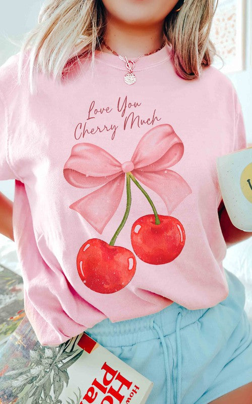 LOVE YOU CHERRY MUCH Graphic T-Shirt BLUME AND CO.