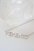 MEMENTO Nameplate Necklace - Sale HONEYCAT Jewelry