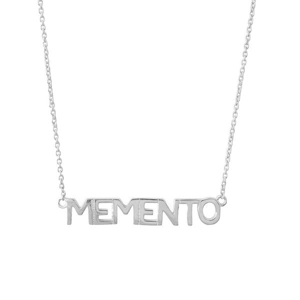 MEMENTO Nameplate Necklace - Sale HONEYCAT Jewelry