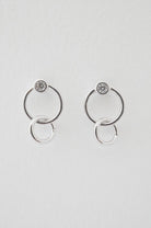 Crystal Link Hoop Earrings HONEYCAT Jewelry
