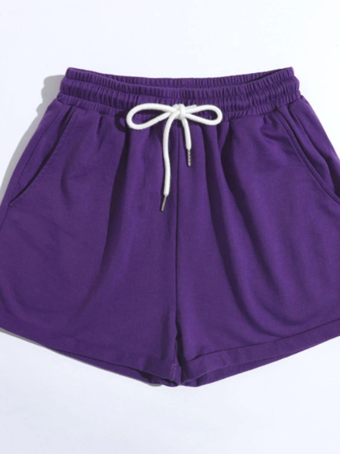 Drawstring Shorts with Pockets Trendsi