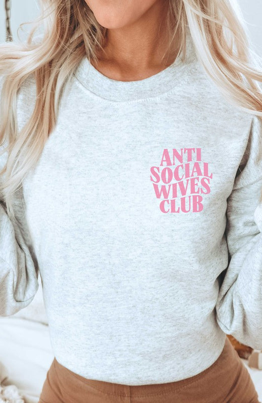 FB ANTI SOCIAL WIVES CLUB Graphic Sweatshirt BLUME AND CO.