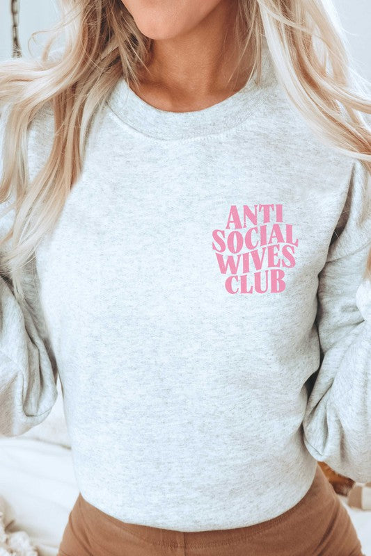FB ANTI SOCIAL WIVES CLUB Graphic Sweatshirt BLUME AND CO.