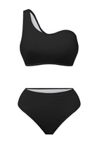 Single Shoulder Bikini Set Casual Chic Boutique