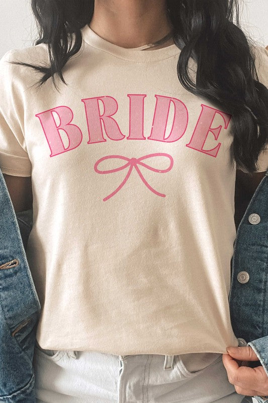 BRIDE WITH BOW Graphic T-Shirt BLUME AND CO.