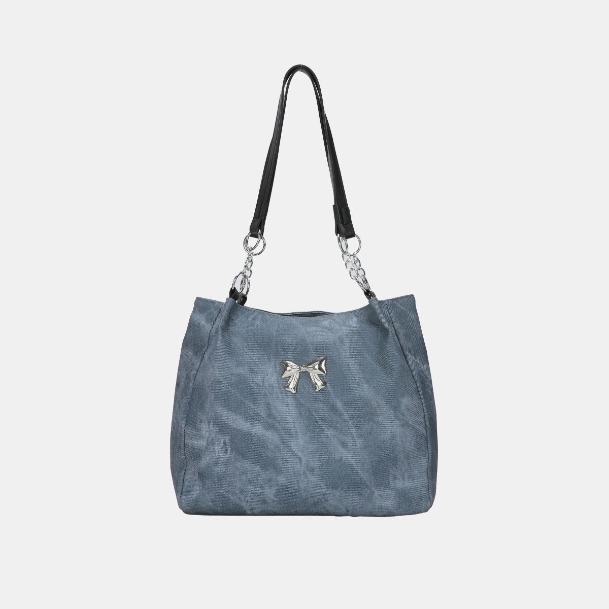 Bow Polyester Medium Tote Bag Trendsi