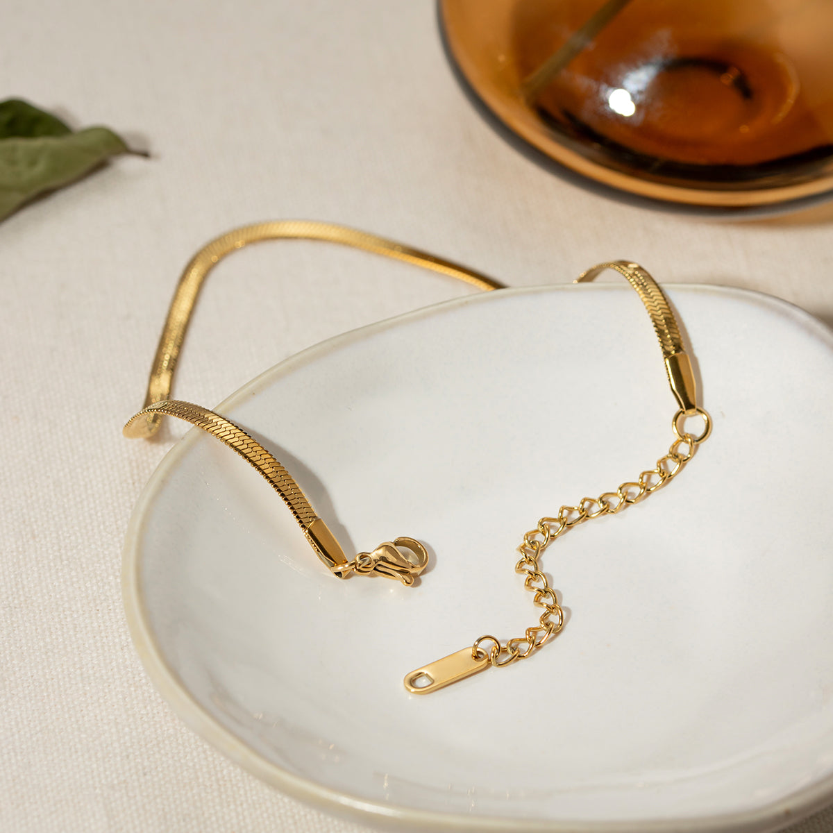 18K Gold-Plated Ankle Bracelet Trendsi