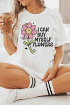 I CAN BUY MYSELF FLOWERS Graphic Tee BLUME AND CO.