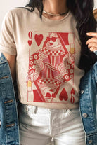 CHAMPAGNE QUEEN OF HEARTS Graphic T-Shirt BLUME AND CO.