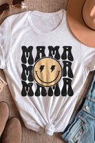 HAPPY FACE MAMA REPEAT Graphic T-Shirt A. BLUSH CO.