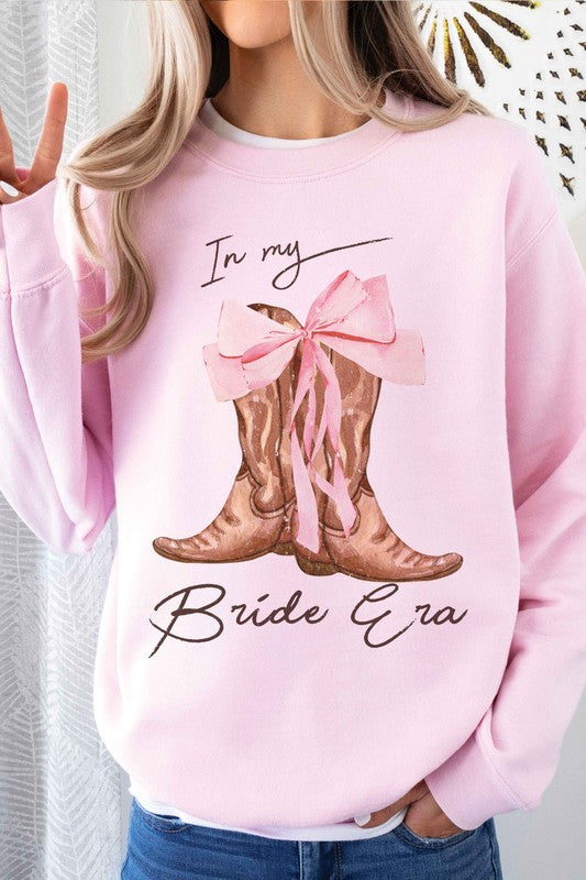 IN MY BRIDE ERA COWBOY BOOTS Graphic Sweatshirt BLUME AND CO.