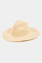 Fame Straw Braided Sun Hat Fame