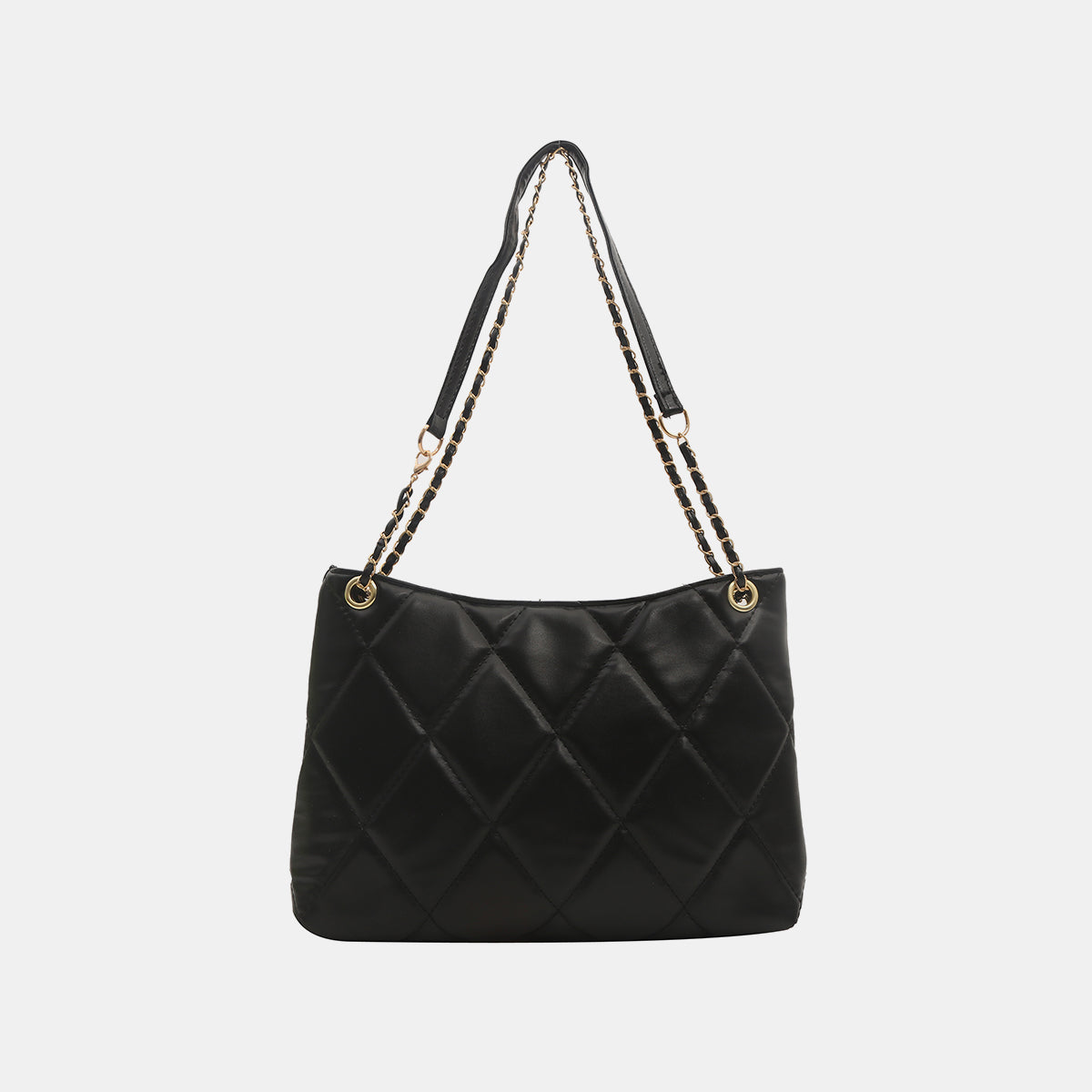 PU Leather Medium Handbag Trendsi