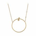 What Goes Around Circle Necklace AMD COLLECTIVE