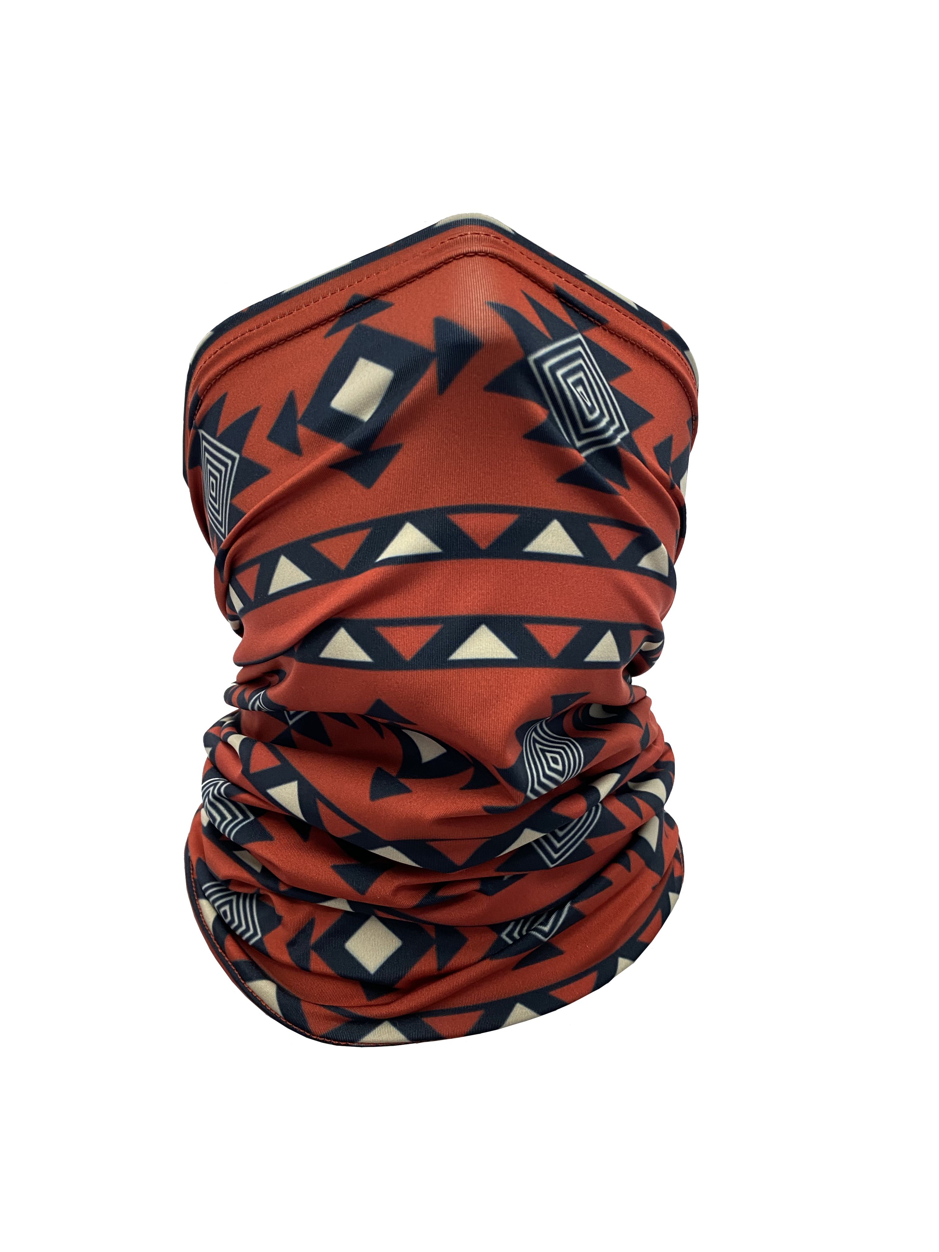 Red Aztec Neck Gaiter *FINAL SALE* Colorado Threads Clothing