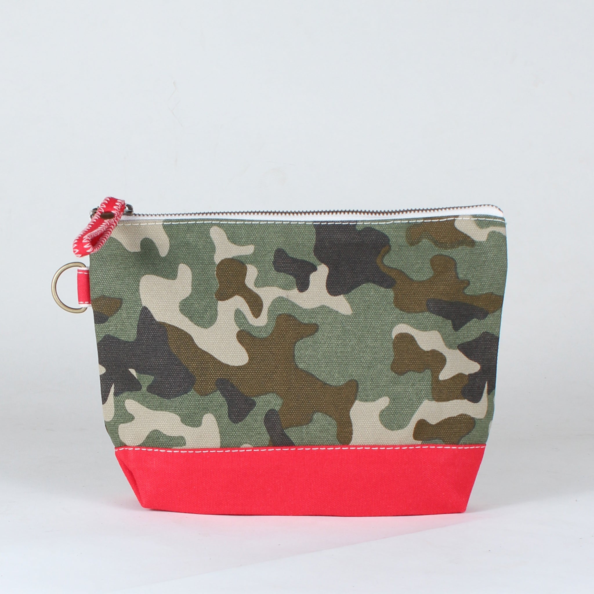 All In Zip Top Pouch in Venture Camo Print by ShoreBags