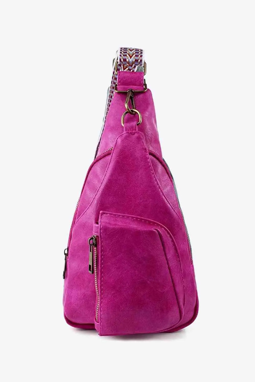 Ally Sling Bag |  Magenta-One-Size |  Casual Chic Boutique