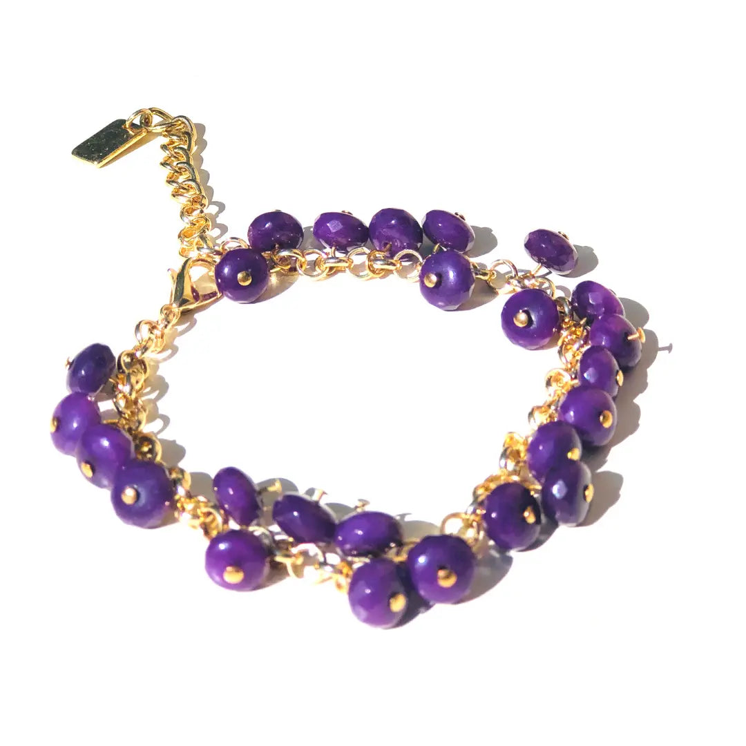 Anna Bracelet |  Purple |  Casual Chic Boutique