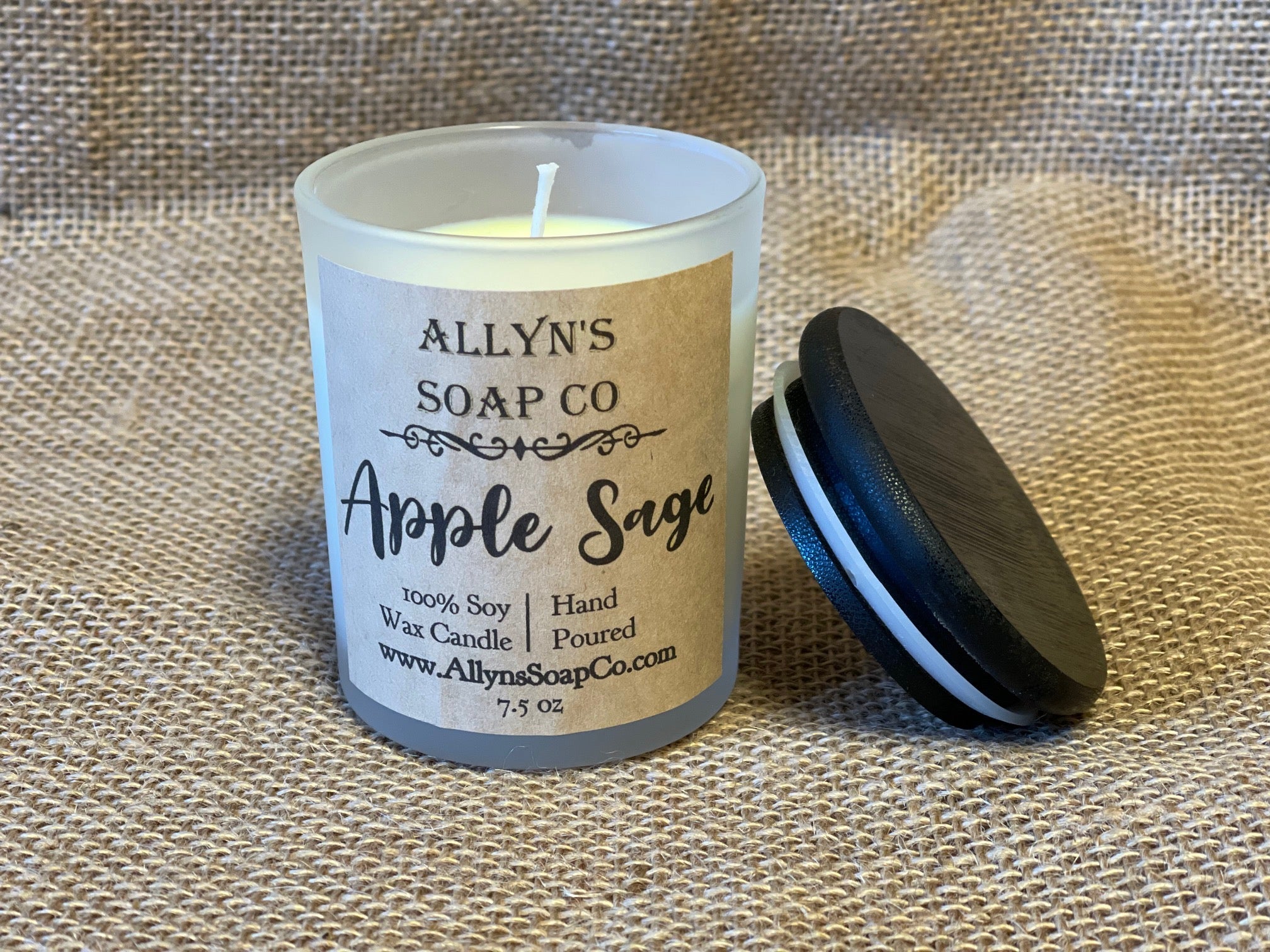 Apple Sage Candle Allyn's Soap Co