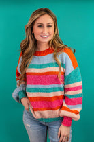 Izzy Striped Sweater Bliss Dropship