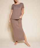 BAMBOO CASUAL LONG SKIRT WITH POCKETS Fabina