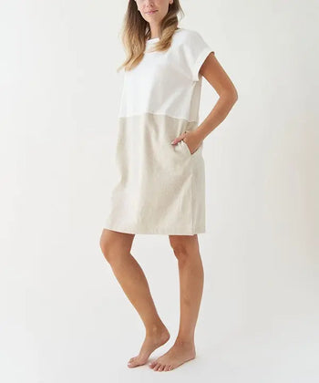 BAMBOO COTTON LINEN DRESS Fabina