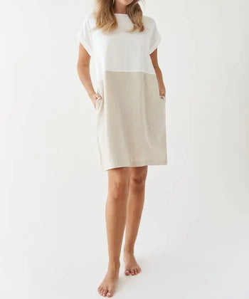 BAMBOO COTTON LINEN DRESS Fabina