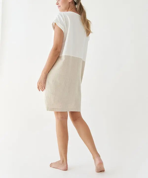 BAMBOO COTTON LINEN DRESS Fabina