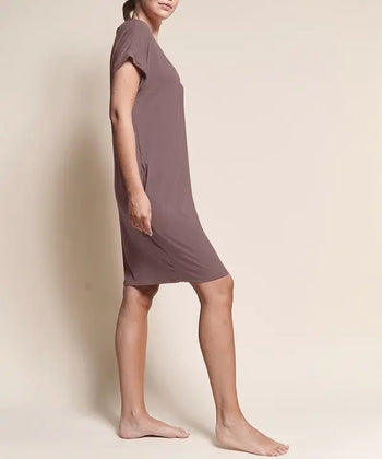 BAMBOO CROP DRESS WITH POCKETS Fabina