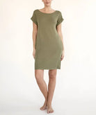 BAMBOO CROP DRESS WITH POCKETS Fabina