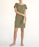 BAMBOO CROP DRESS WITH POCKETS Fabina