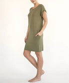 BAMBOO CROP DRESS WITH POCKETS Fabina