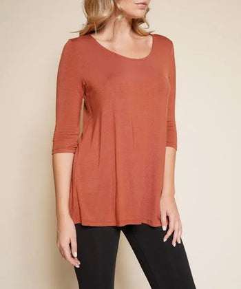 BAMBOO ELBOW TUNIC T Fabina