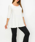 BAMBOO ELBOW TUNIC T Fabina